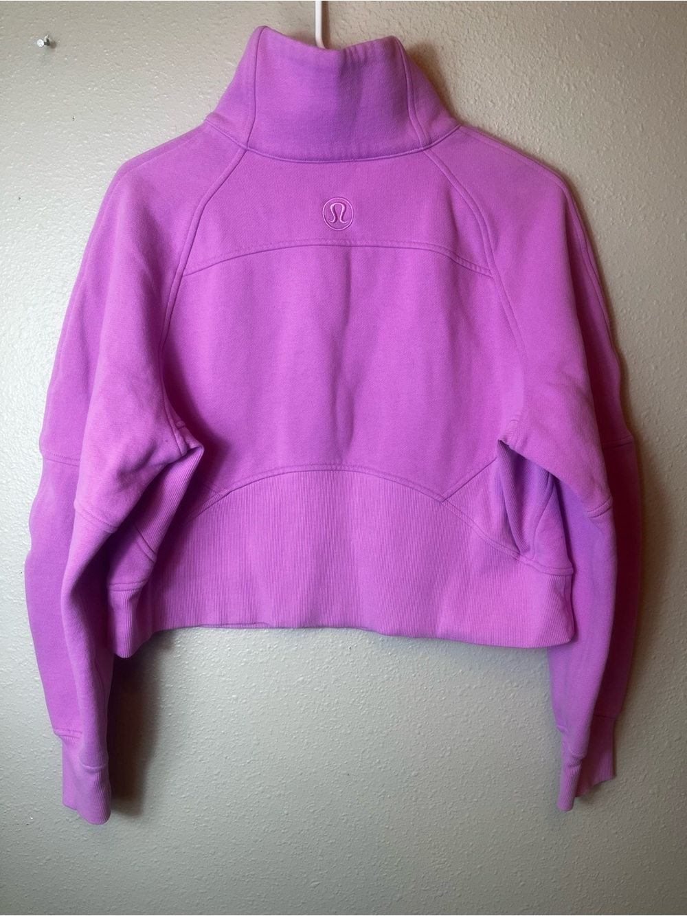 Lululemon Scuba Oversized Funnel Neck Half Zip in Velvet Dust Size XS/S - Picture 6 of 8